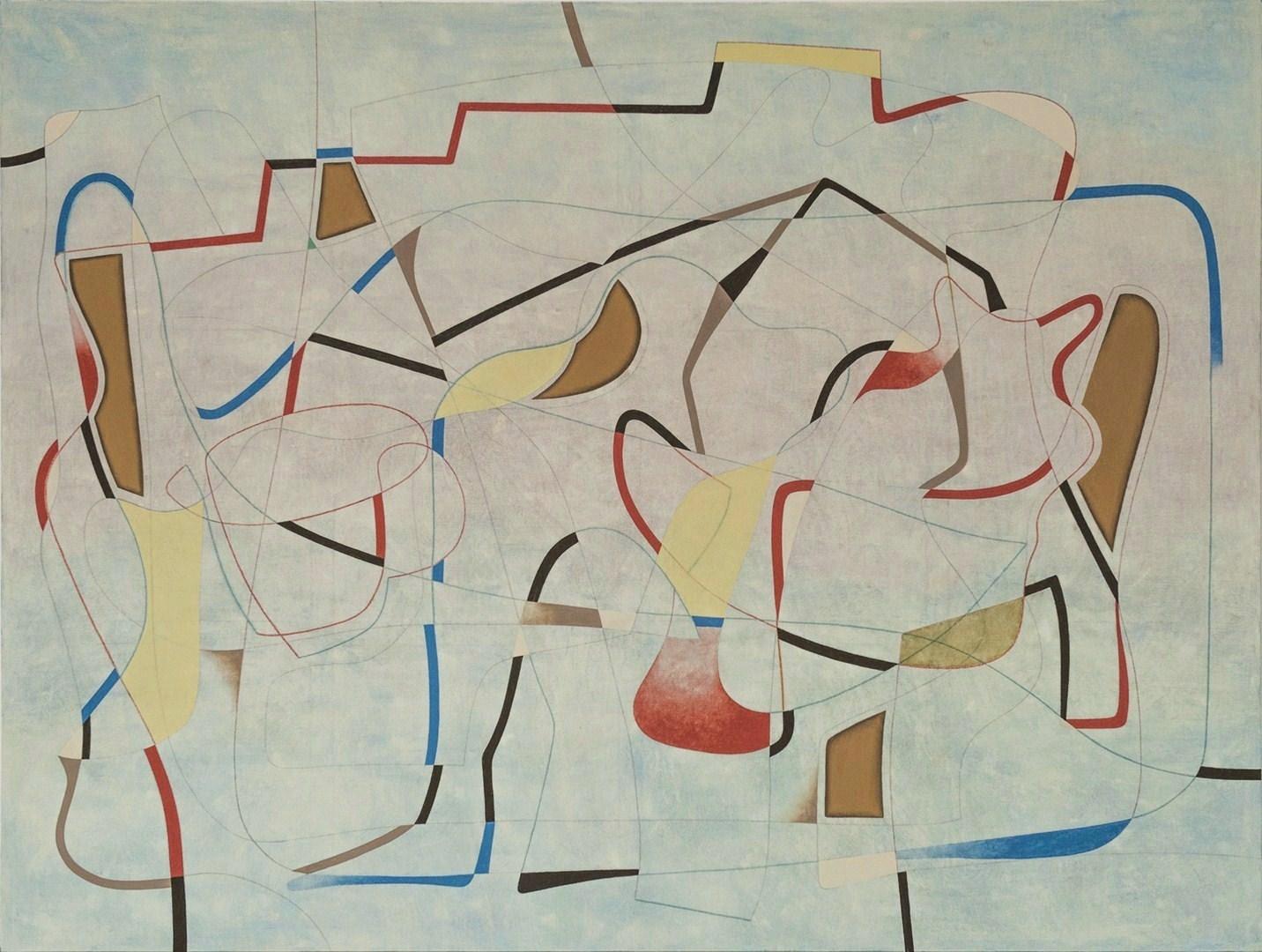 Kaminer la maison du de sir dans le lac blanc 2013 huile sur toile 195 x 260 cm